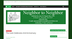 Desktop Screenshot of neighbortoneighbornewsletter.com